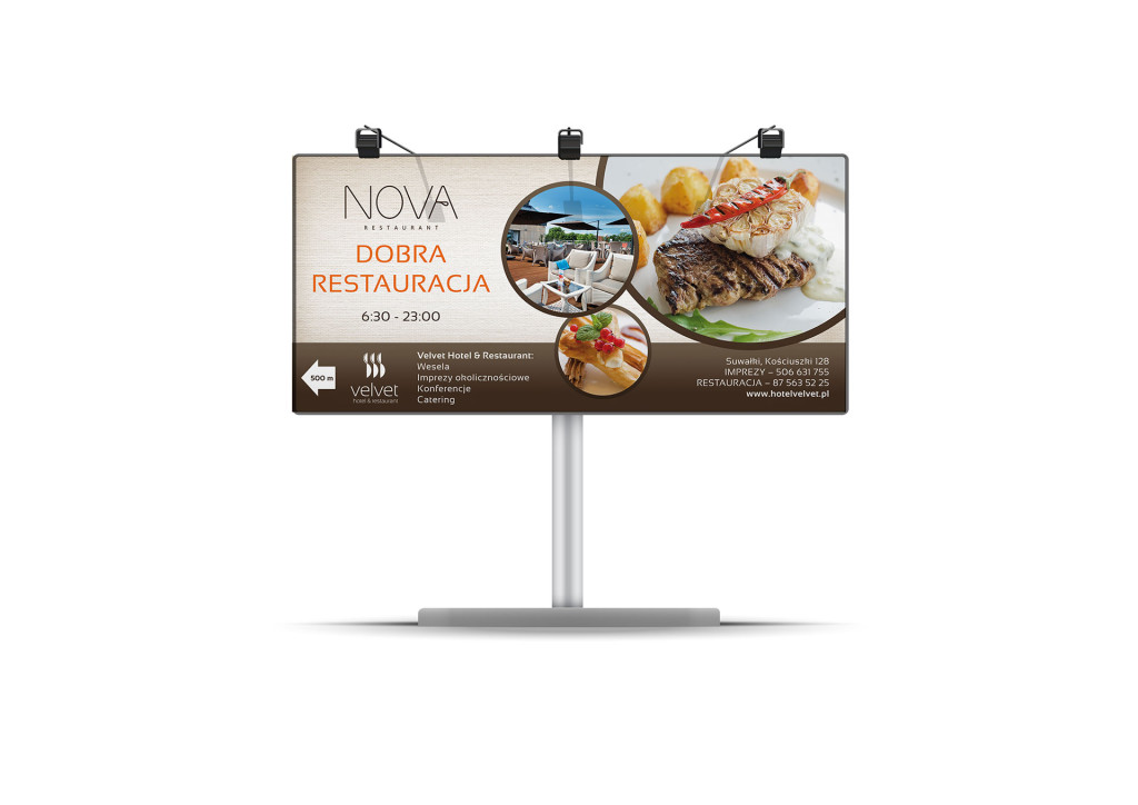 billboard restauracja Nova
