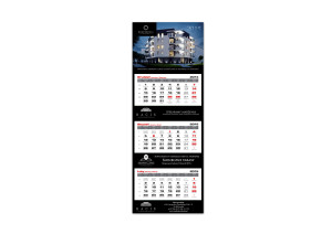 Kalendarz trójdzielny Rezydencja Wileńska Racis 2015